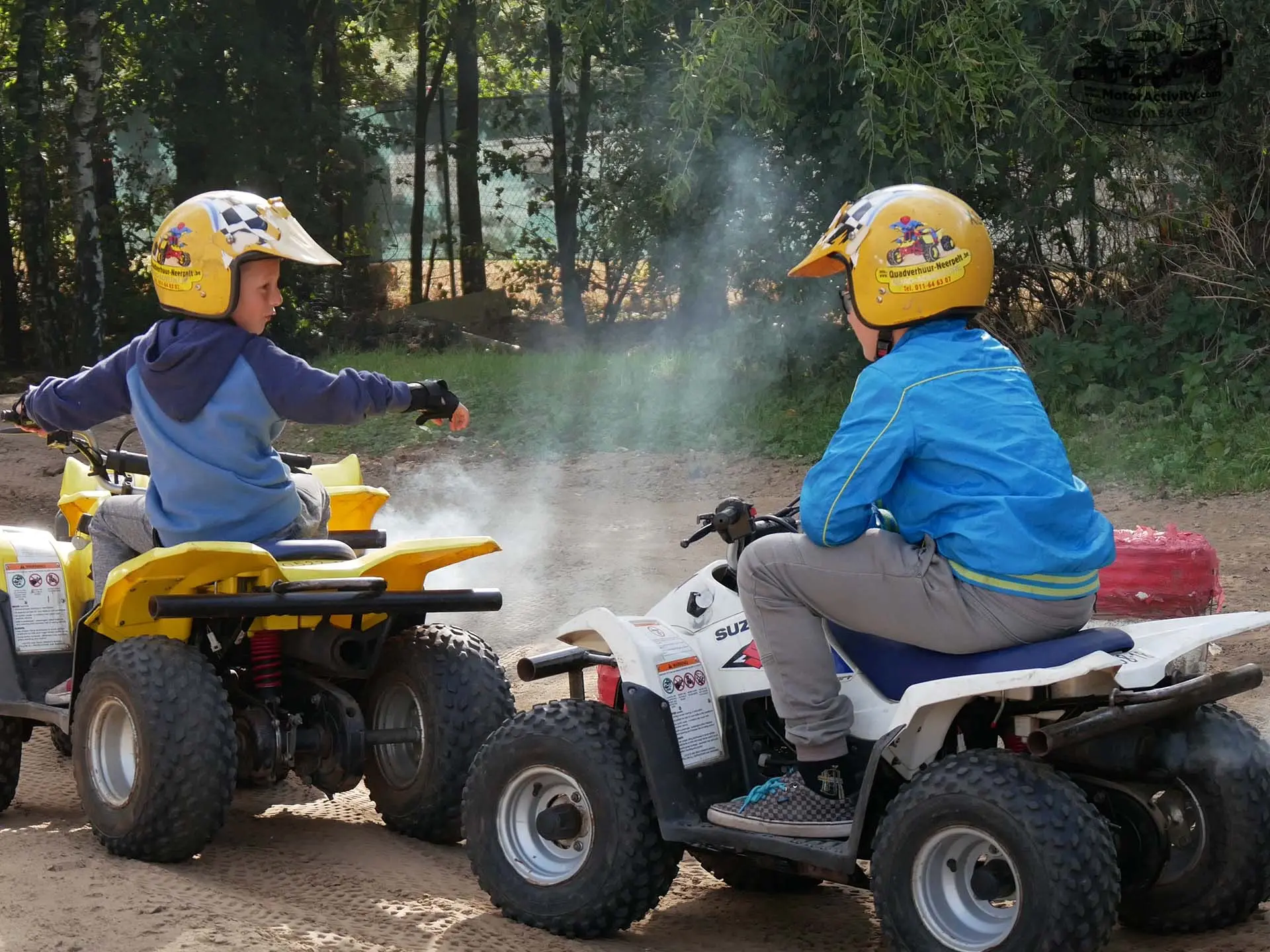 Quadrijden Kinder quad Quadrijden met kinder quad 50cc voor kinderen van 6 - 12 jaar
