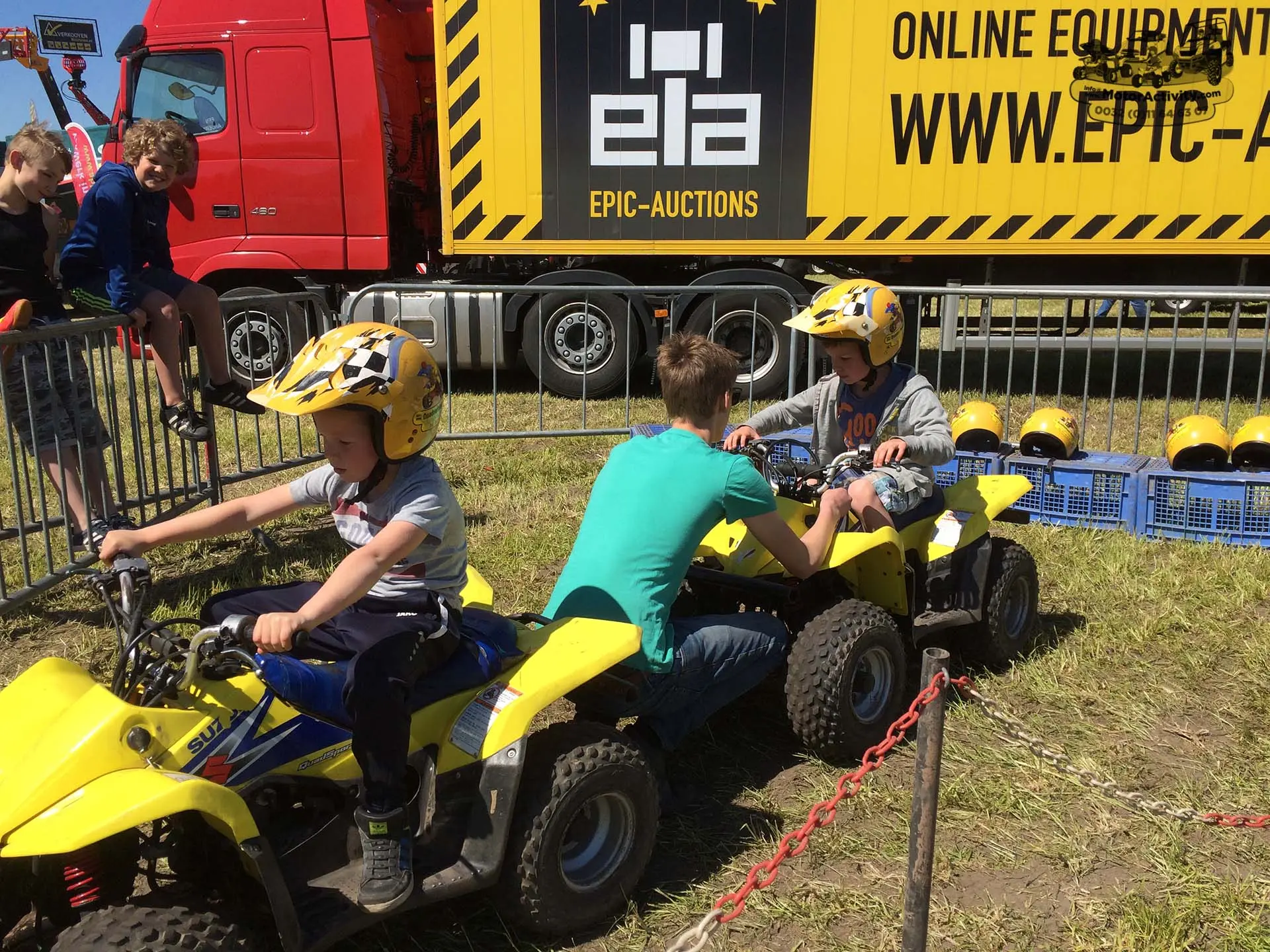 Quadrijden Kinder quad Quadrijden met kinder quad 50cc voor kinderen van 6 - 12 jaar