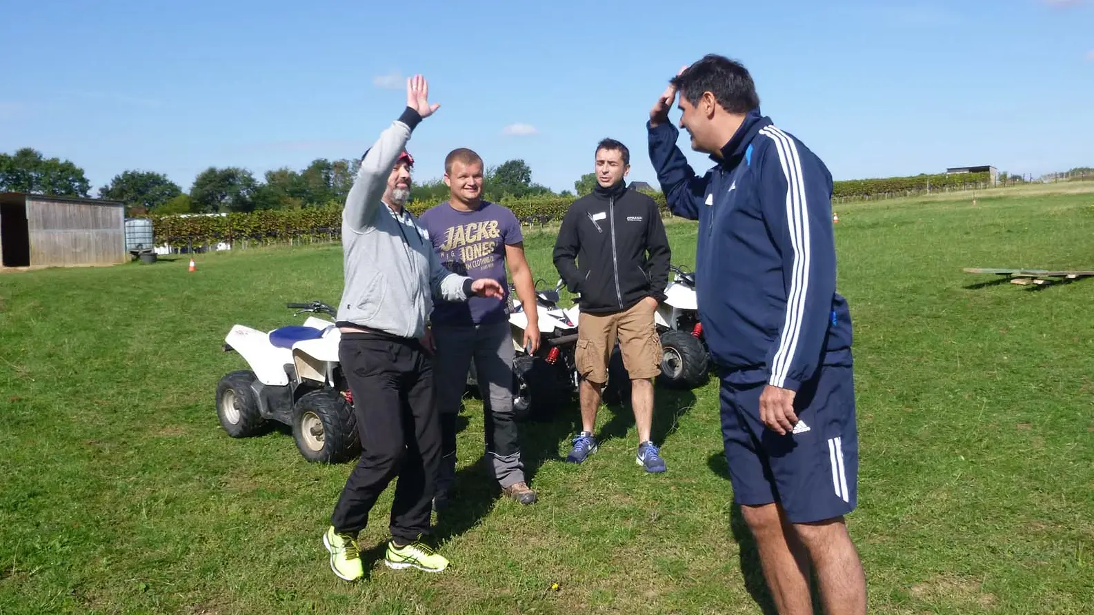 Quadrijden met 90cc race quad voor tieners en volwassenen