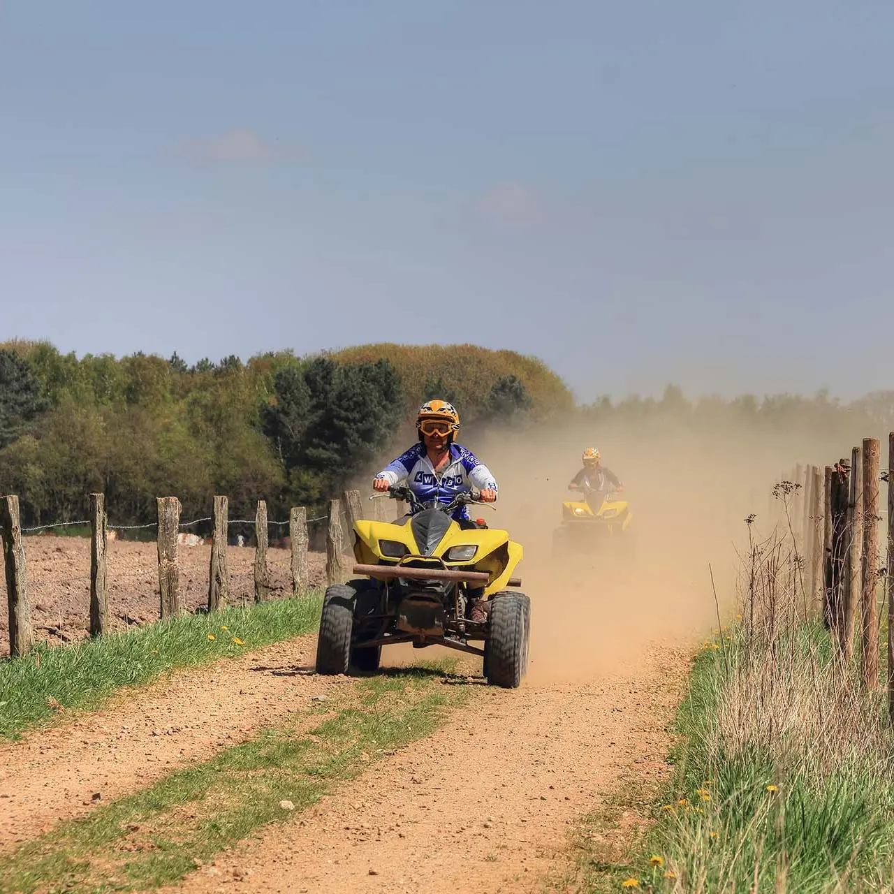 Quad route, quad tocht. Off the road quadrijden in limburg, ardennen en hageland.