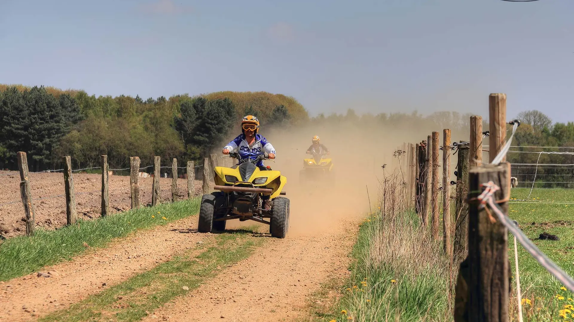 Quad route, quad tocht. Off the road quadrijden in limburg, ardennen en hageland.