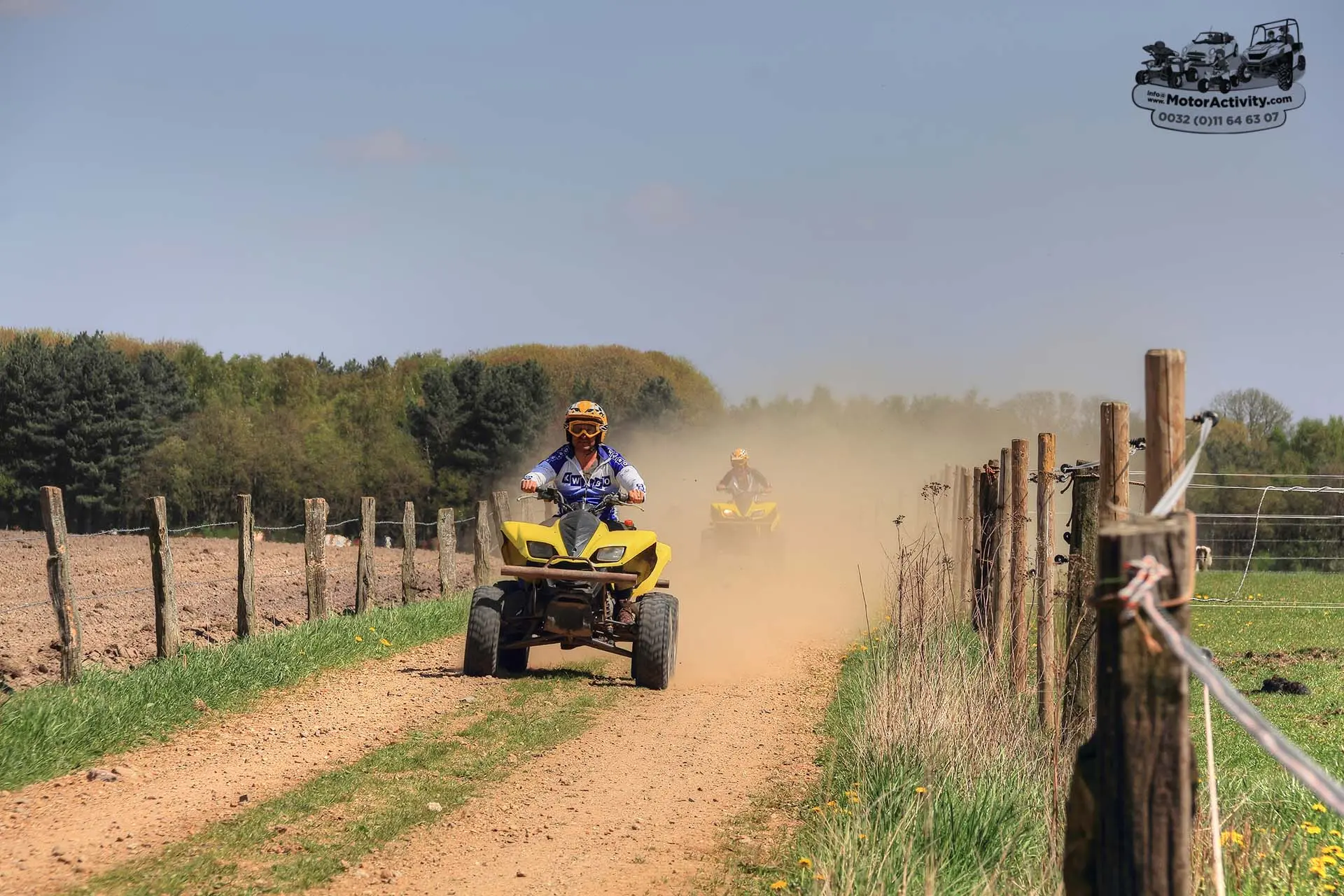 Quad route, quad tocht. Off the road quadrijden in limburg, ardennen en hageland.